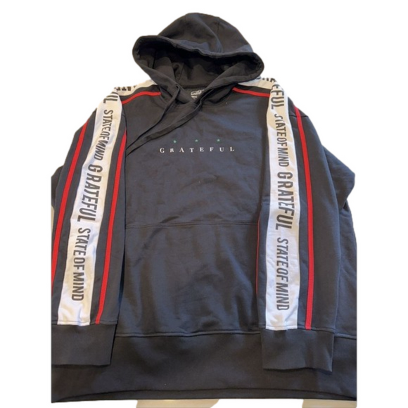 Black Grateful State Of Mind Hoodie 3XL - Picture 1 of 6